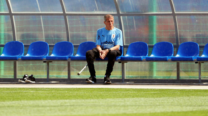 Entrenamiento de la selección uruguaya