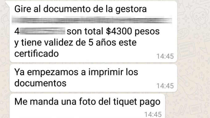 Estafa por WhatsApp
