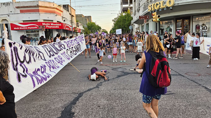 Marcha por el 8M con reclamo a la falta de acción policial y judicial ...