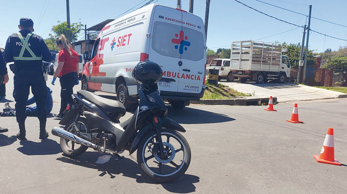 Motociclista lesionado por moto que se retiró del lugar – Diario El ...