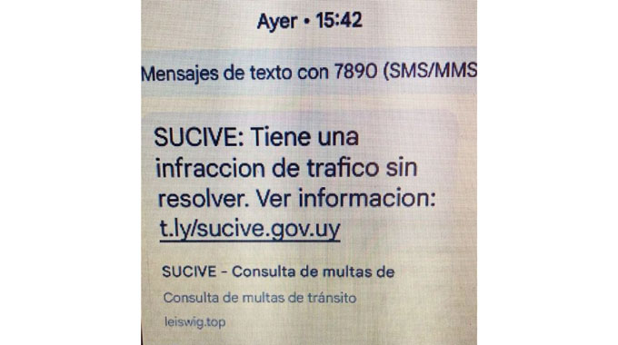 Sucive alerta de intento de estafa con mensajes fraudulentos – Diario ...