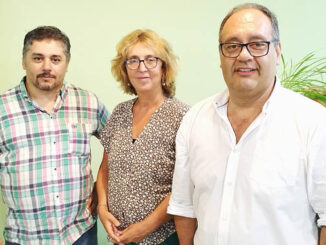 Julio Norte, Cecilia Bottino, Guillermo Caraballo.