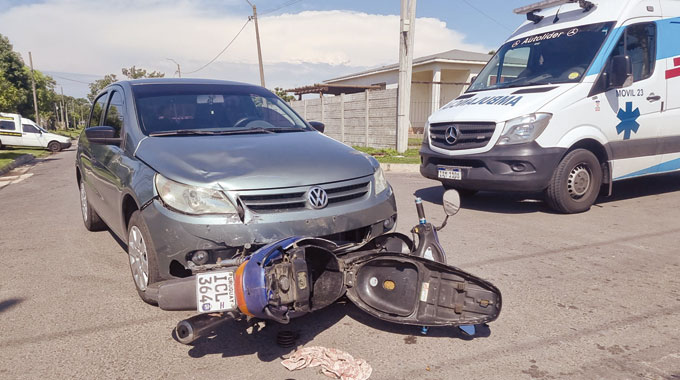 Motociclista lesionado en choque – Diario El Telégrafo