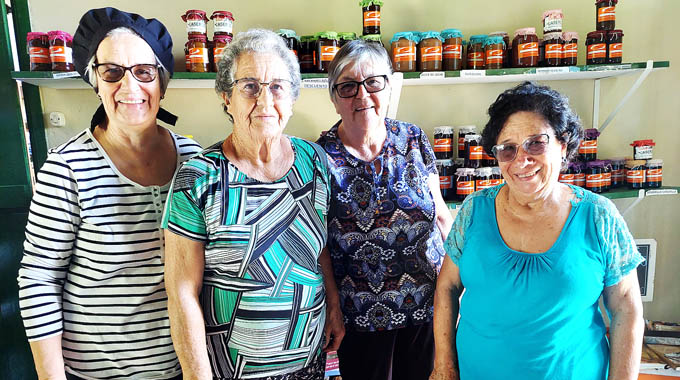 Marina Masalles, Francisca Borges, Rosario Ávalos y Teresita Coello.