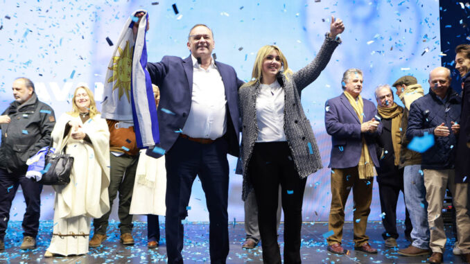 Delgado-Ripoll será la fórmula presidencial del oficialista Partido Nacional en Uruguay
