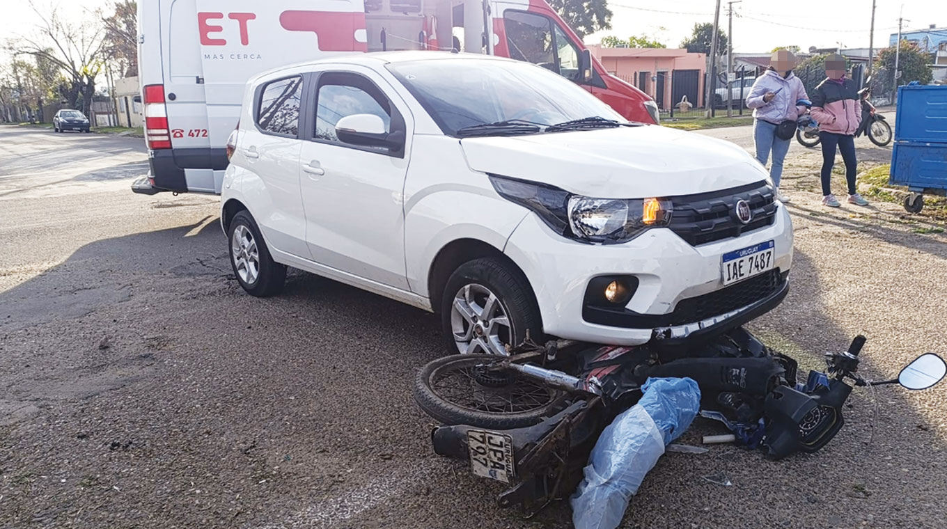 Motociclista lesionado en choque – Diario El Telégrafo
