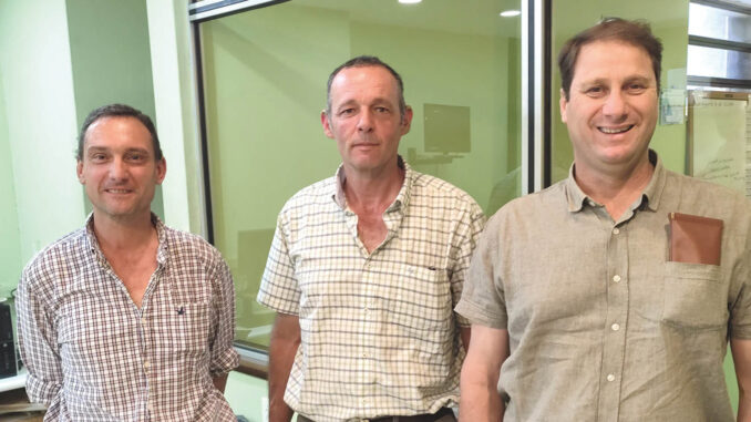 Pedro Rey, Guillermo Franchi, Federico Holzmann.