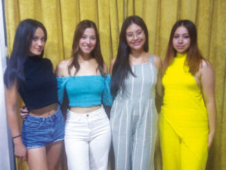 Ana San Martín, Agostina González, Eliana Patiño y Tatiana Biardo.