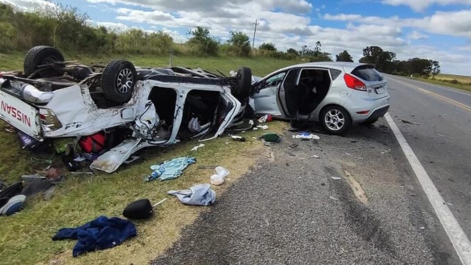 El choque fue frontal, y ocurrió en un repecho donde no está permitido el adelanto.
