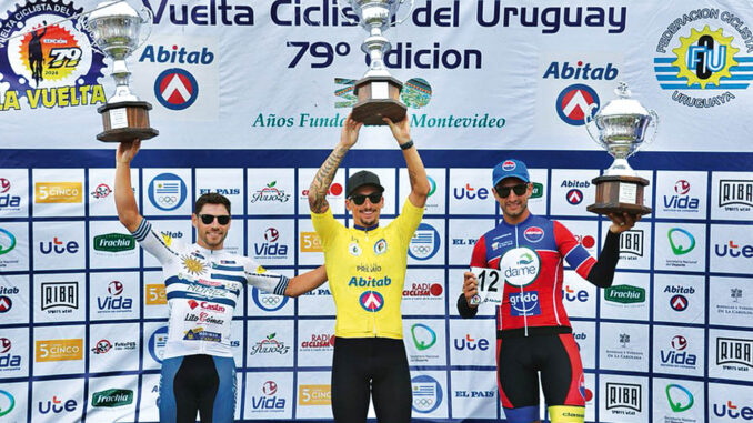 Juan Caorsi, Leonel Rodríguez y Pablo Anchieri, los tres primeros de la General en la edición 79.