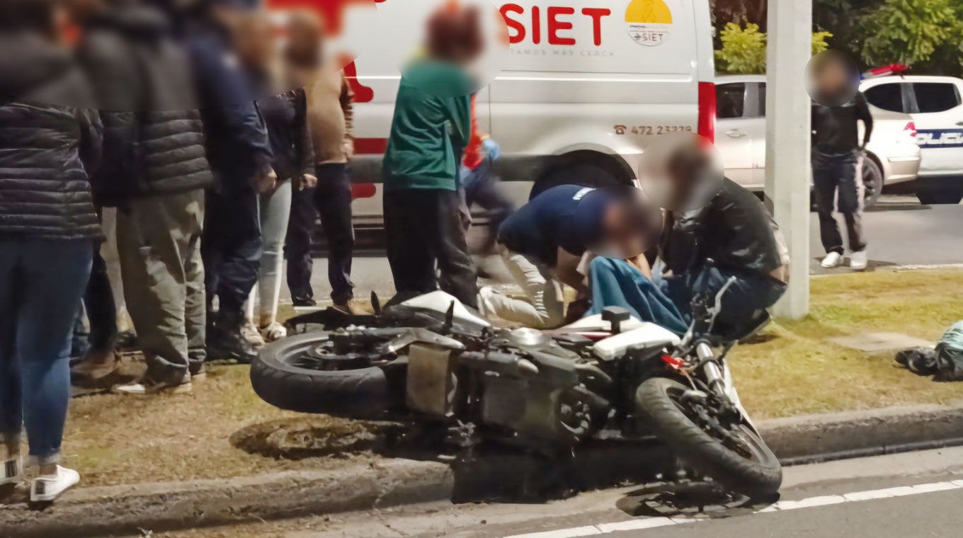 Grave siniestro ocasionado por un automovilista que se dio a la fuga ...