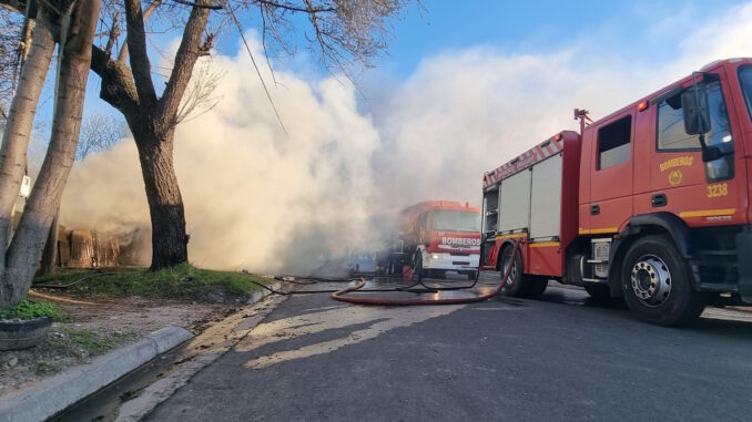 Incendio en barrio P3-Curupí