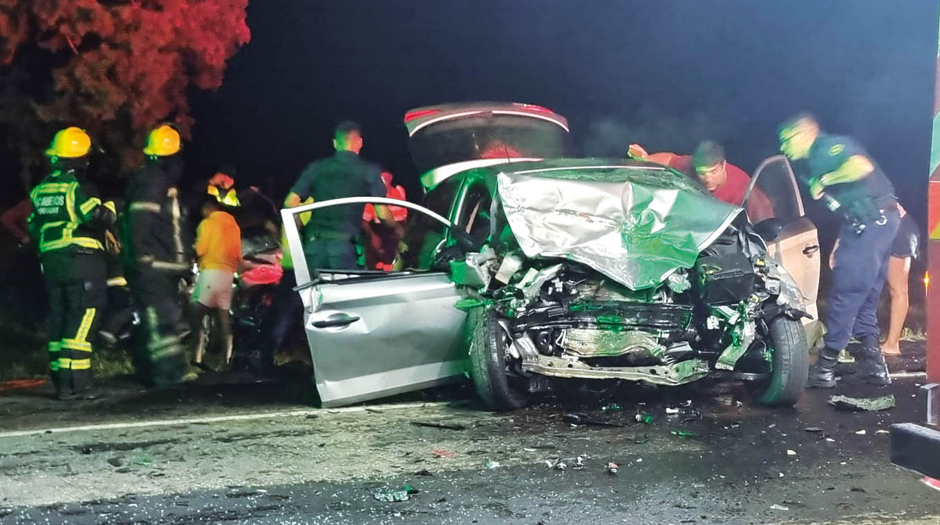 Una fallecida y cuatro lesionados tras choque frontal en ruta 3 ...