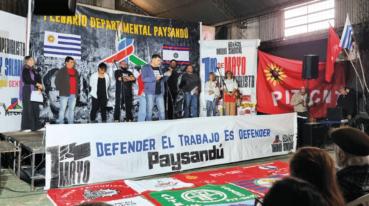 Pit Cnt puso el foco en la crisis laboral: “Defender el trabajo es defender Paysandú”