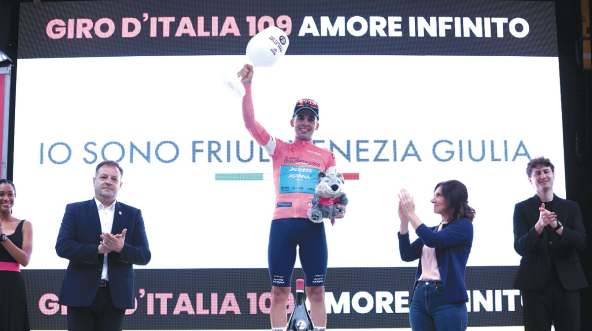 Primer uruguayo en ganar una etapa del Giro de Italia