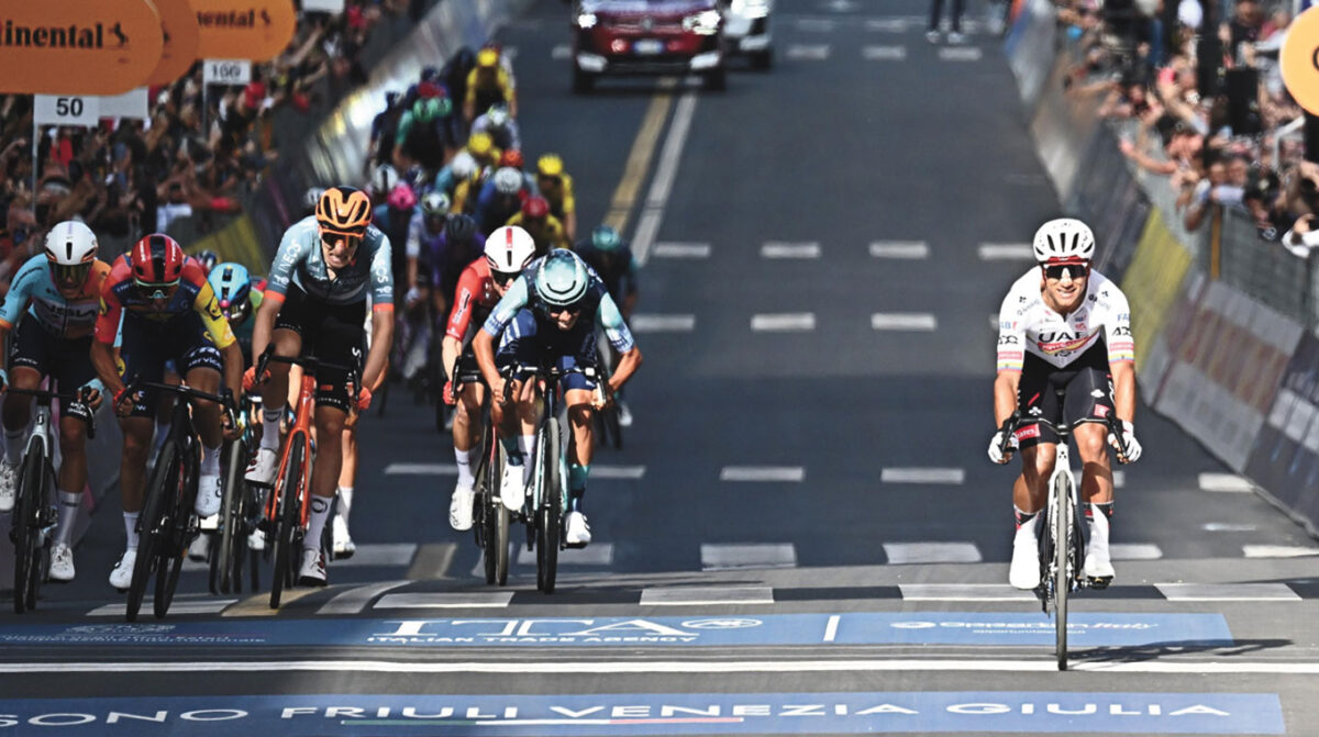 Silva ya no porta la malla rosa en el Giro de Italia