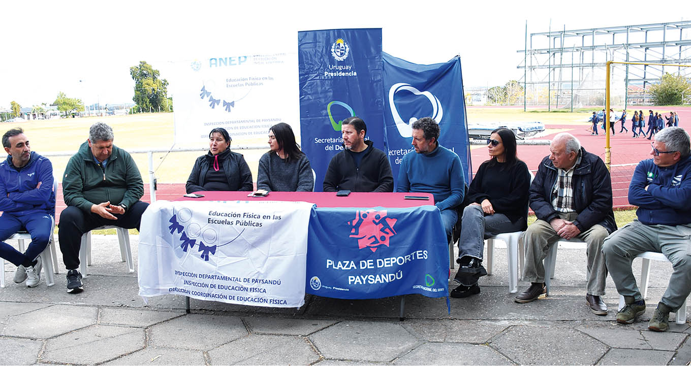 Plaza de Deportes: lanzamiento del Regional de Atletismo Escolar