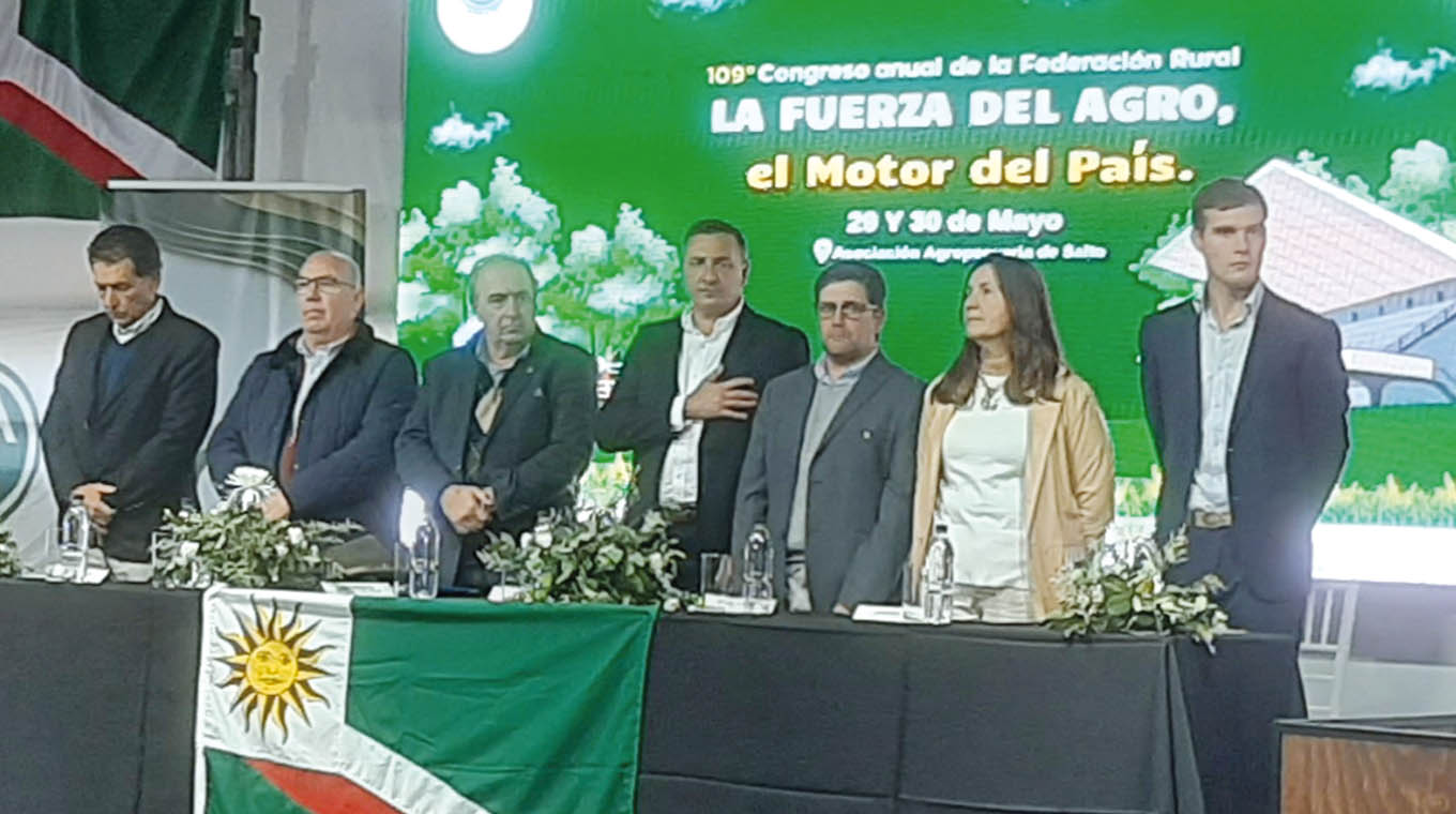 Congreso de la Federación Rural celebrado en Salto evidenció que la fuerza del agro es el motor del país
