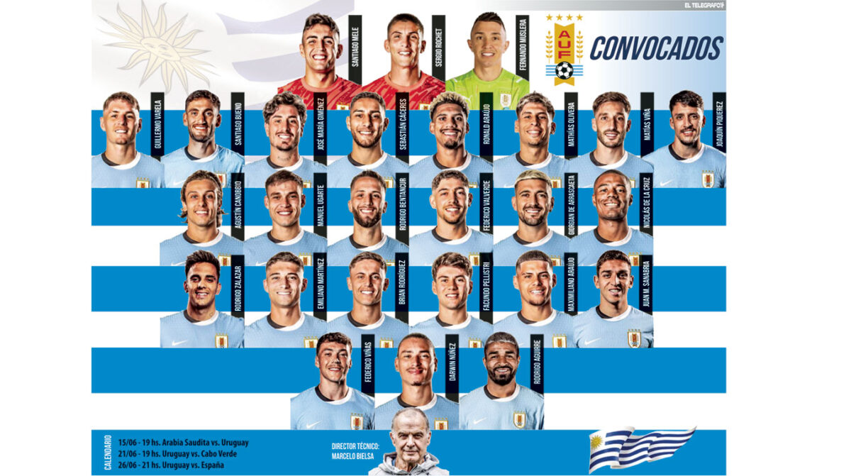 La Celeste: Con los 26 confirmados, comenzó la cuenta regresiva rumbo al Mundial 2026