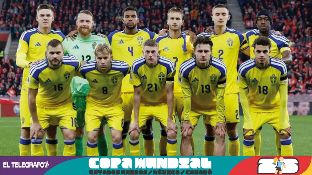 Copa Mundial 2026: Suecia entró por la ventana y buscará ser sorpresa