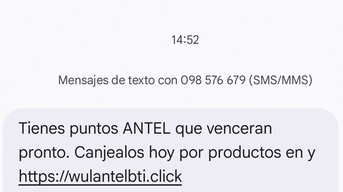Advierten sobre una nueva estafa que utiliza el nombre de Antel
