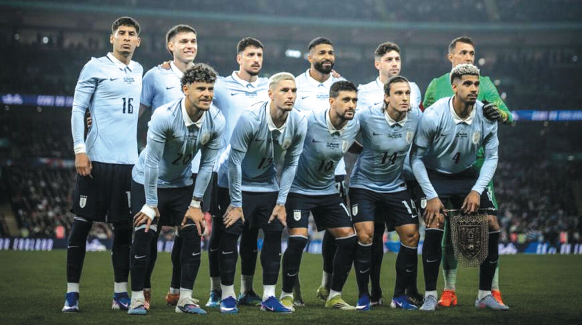 Uruguay hace su estreno mundialista