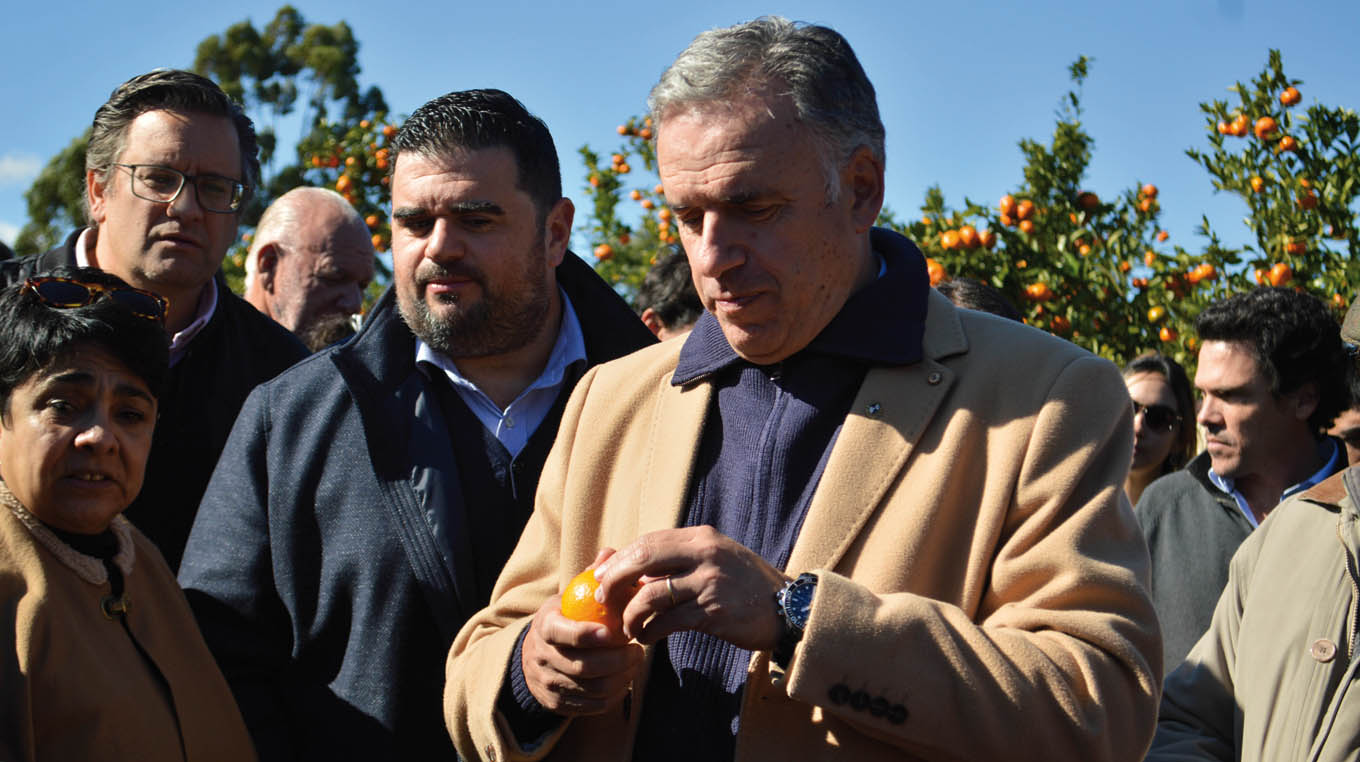 Orsi llegó por primera vez a Paysandú y dijo que volverá con nuevos anuncios
