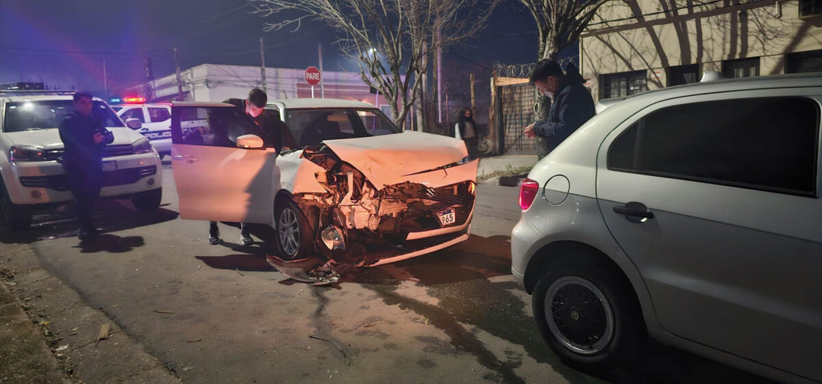 Choque entre autos