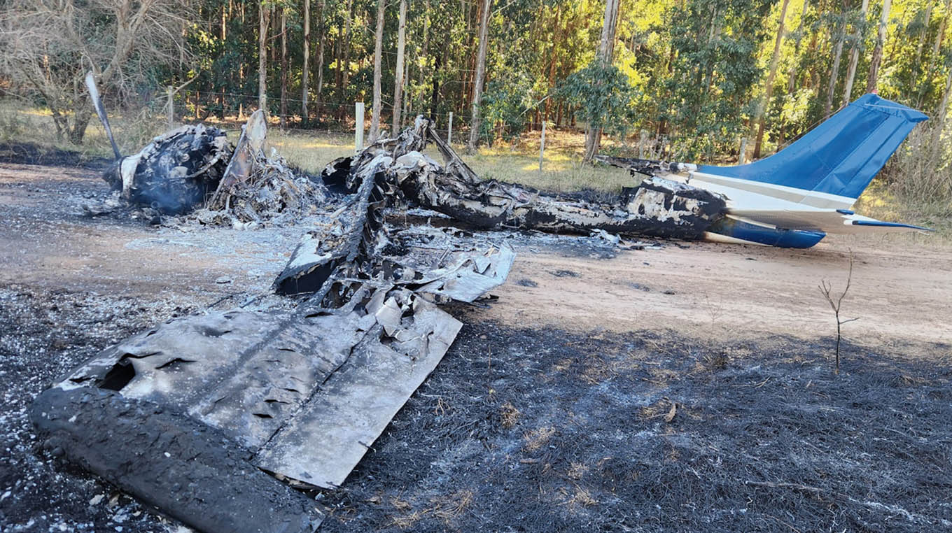 Se entregó tercer implicado en cargamento de droga en avioneta caída en Paysandú