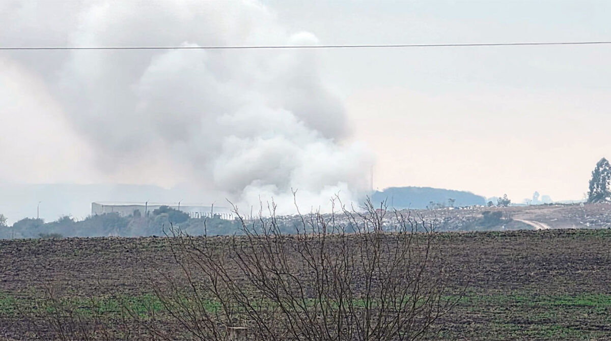 Intendencia afirma que incendio en el vertedero fue intencional