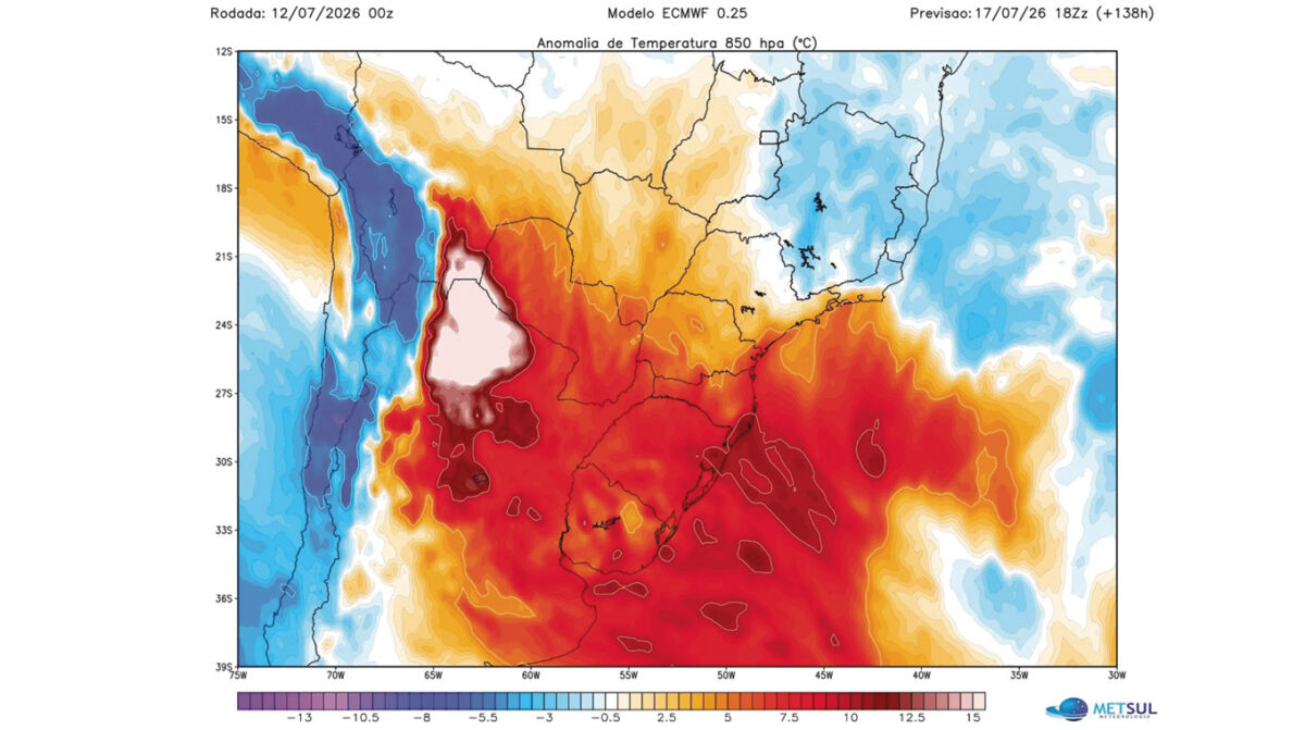 MetSul advierte que Uruguay podría enfrentar varios días de tormentas severas
