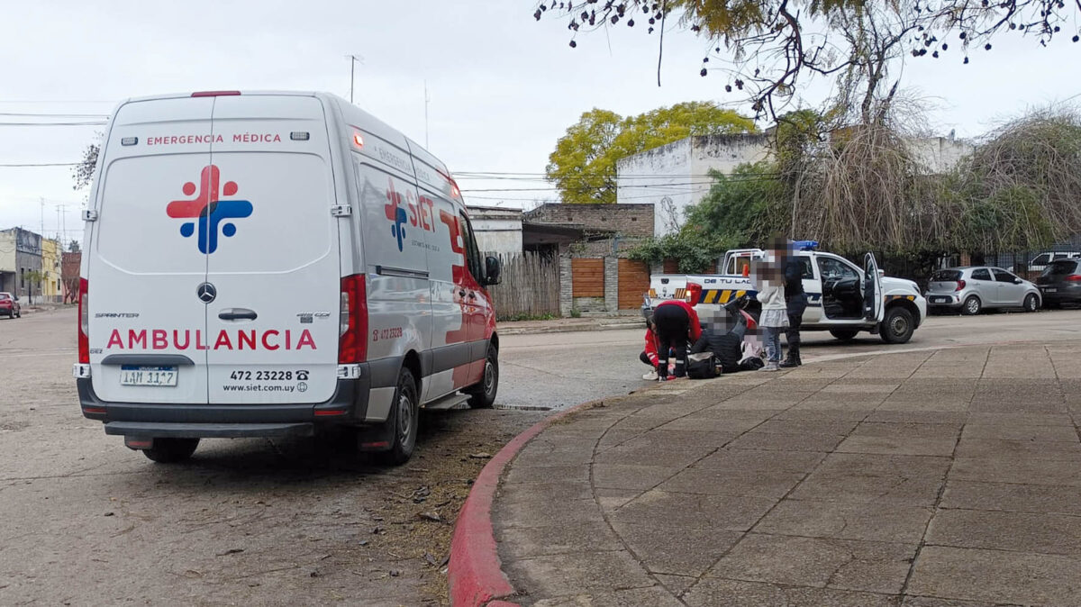 Ocupantes de moto politraumatizadas
