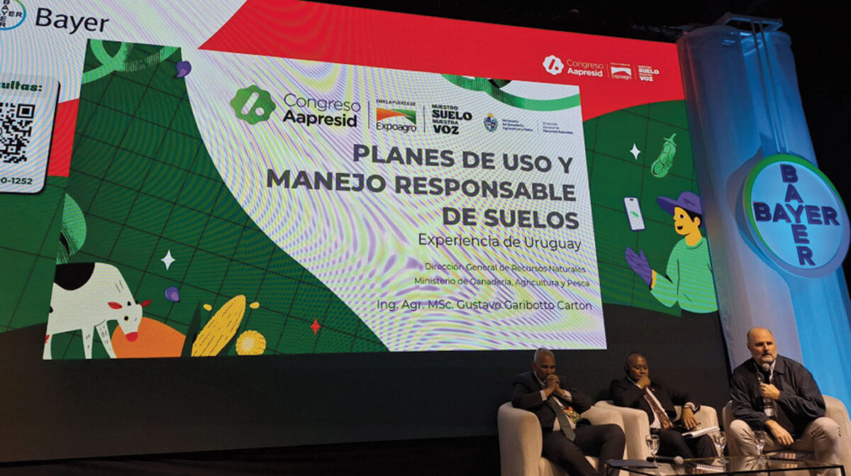 Presentaron en 34º Congreso de Aapresid los Planes de Uso y manejo de Suelo de Uruguay