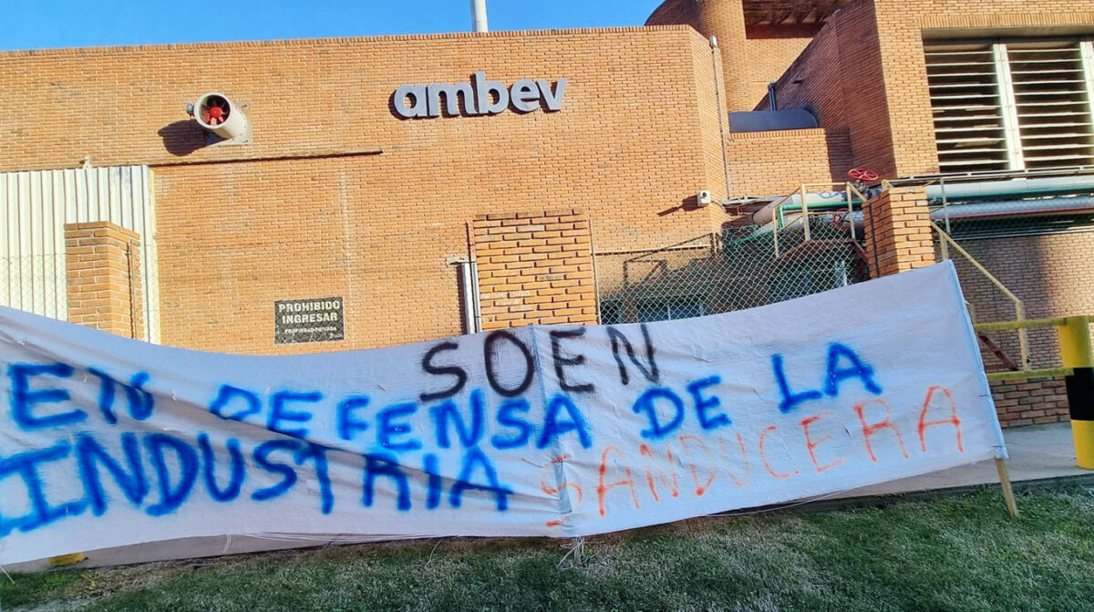 AmBev “rompe el diálogo con el sindicato”; SOEN reclama información para negociar