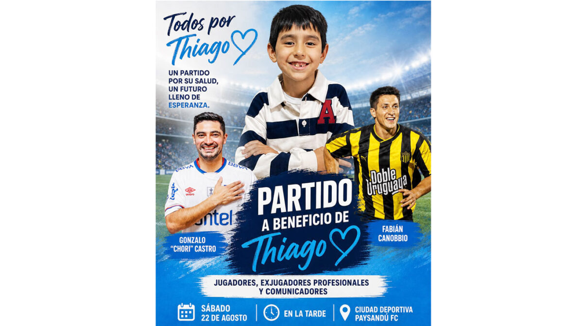 Jornada de fútbol para ayudar a Thiago Acosta