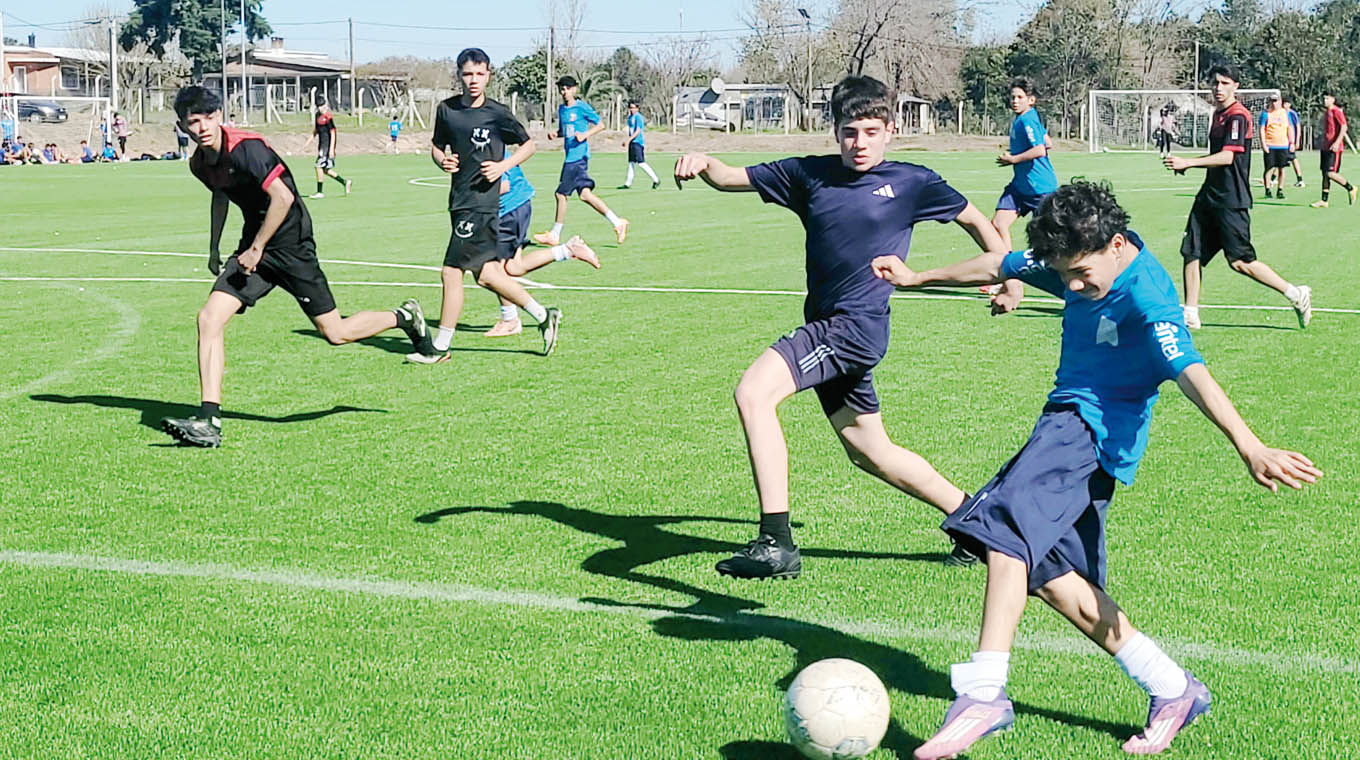 Los juveniles se movieron en el Polideportivo Zona Norte