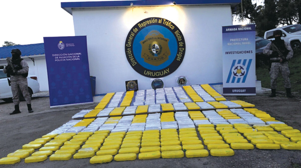 Cargamento de droga incautado en Artigas fue valuado en unos 3 millones de dólares