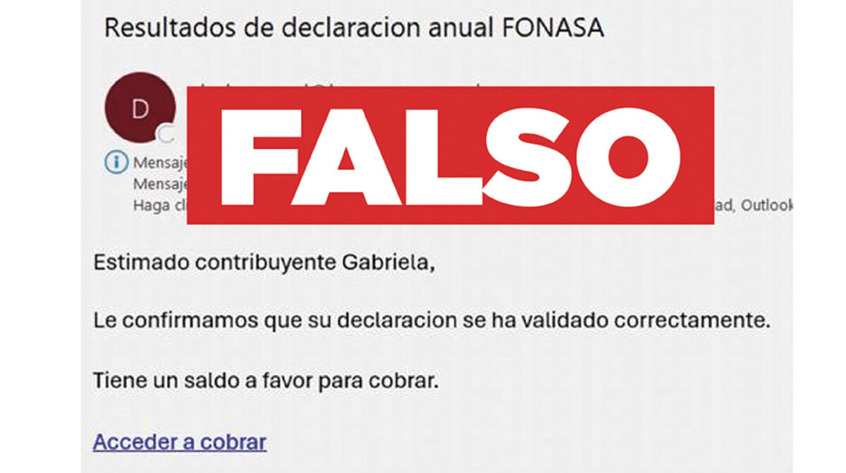 BPS alerta sobre correos falsos por devolución de Fonasa