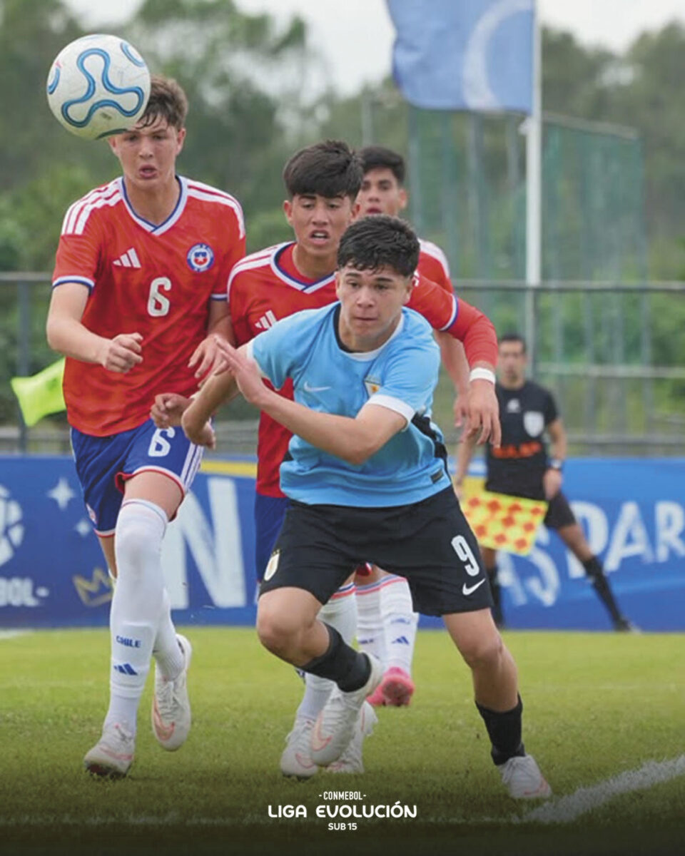 Uruguay Sub 15 logró su primera victoria ante Chile