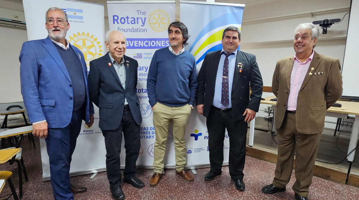 Hospital incorporó ecógrafo para bebés y niños, donado por Rotary Paysandú