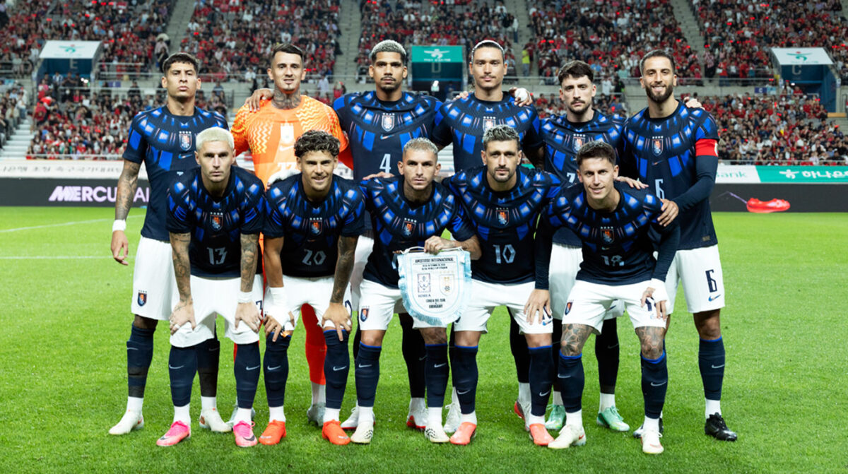 Uruguay fue superior y goleó 4 a 1 a Corea del Sur