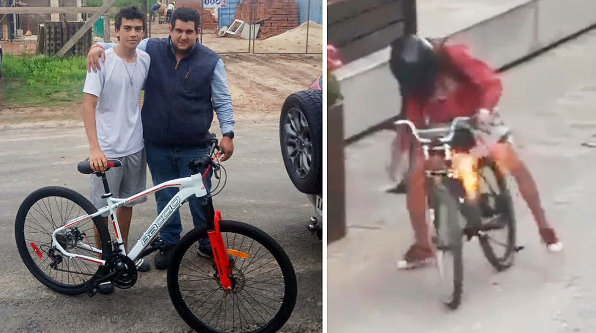 El fuego le arrebató su medio de transporte, pero la solidaridad le devolvió la sonrisa a Lautaro