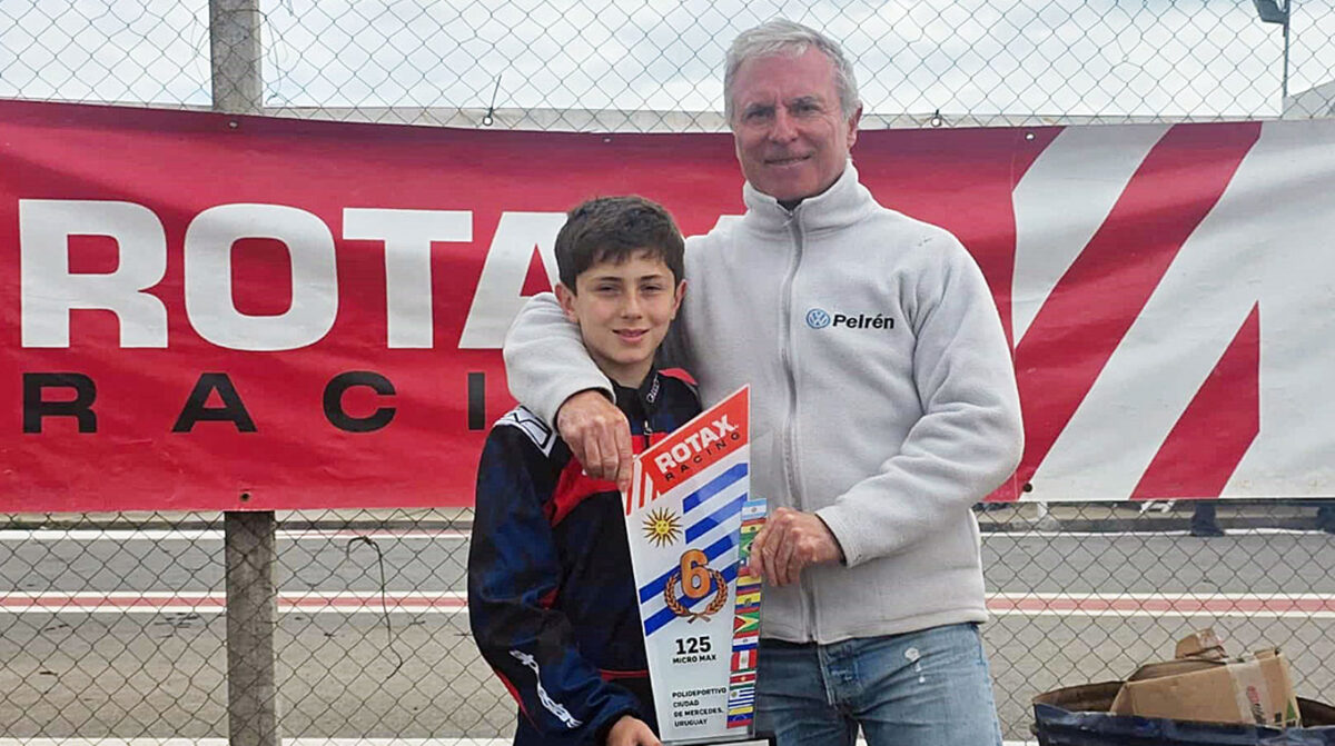 Matías Peirén sexto en el Sudamericano de karting