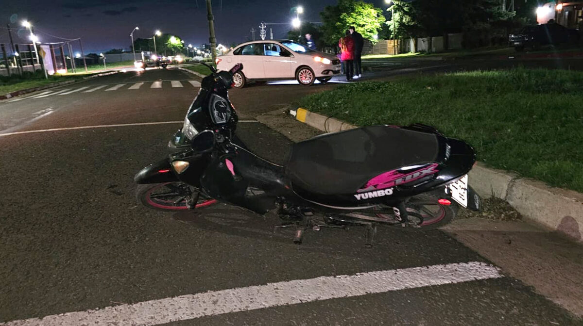 Motociclista fracturada
