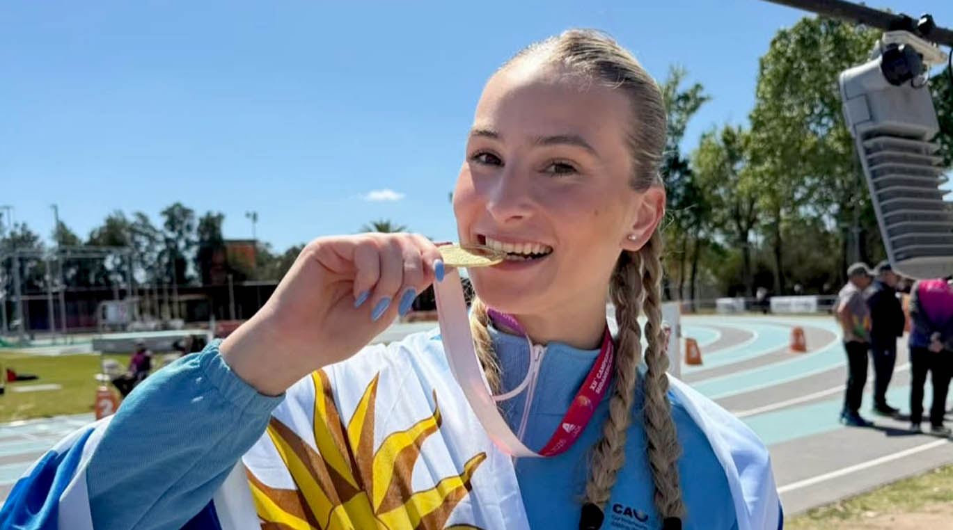 Manuela Rotundo es bicampeona sudamericana U23